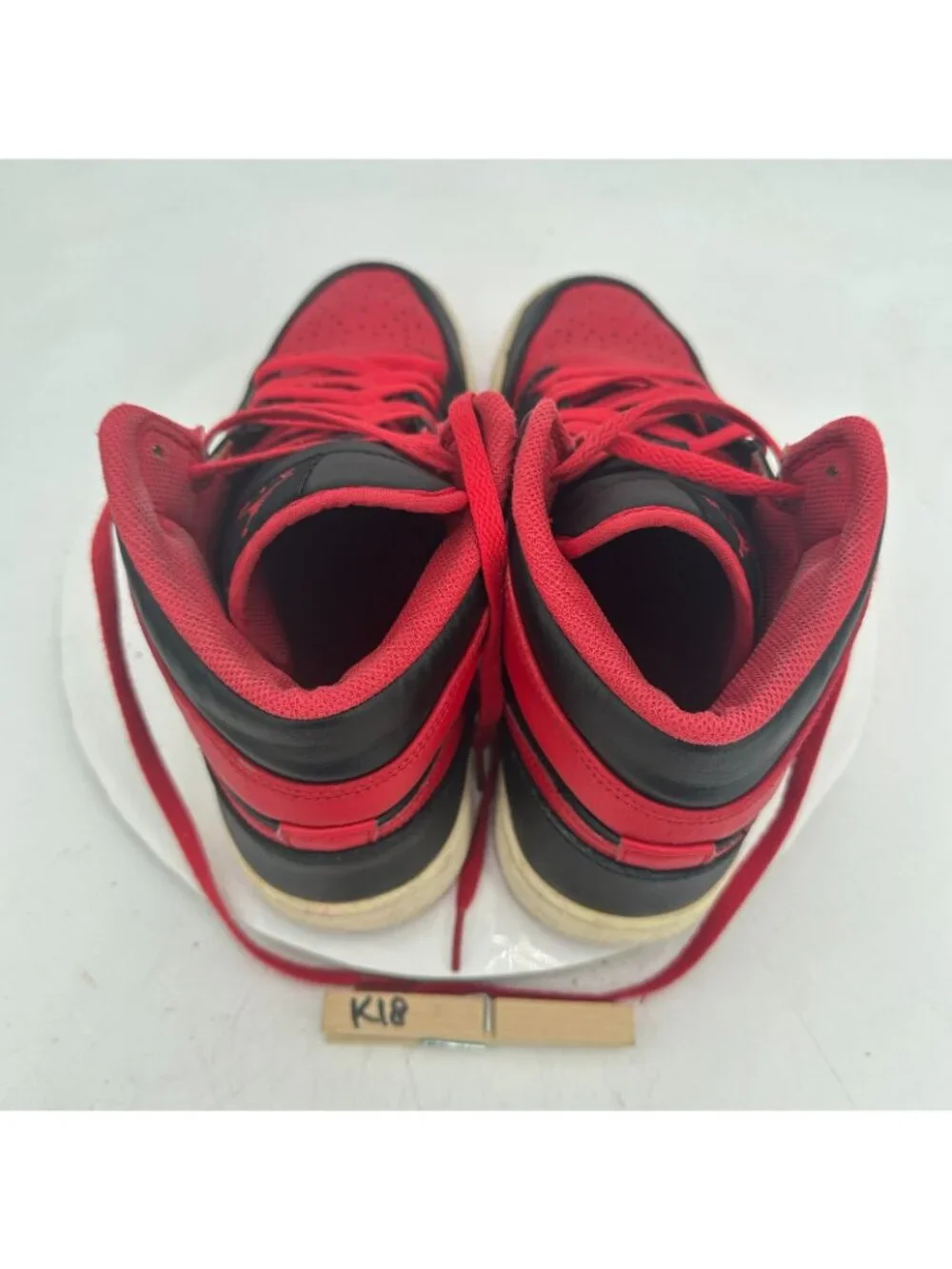 Nike Air Jordan 1 Alternate Men Size 9 DQ8426-060 Bred Black Fire Red Shoes